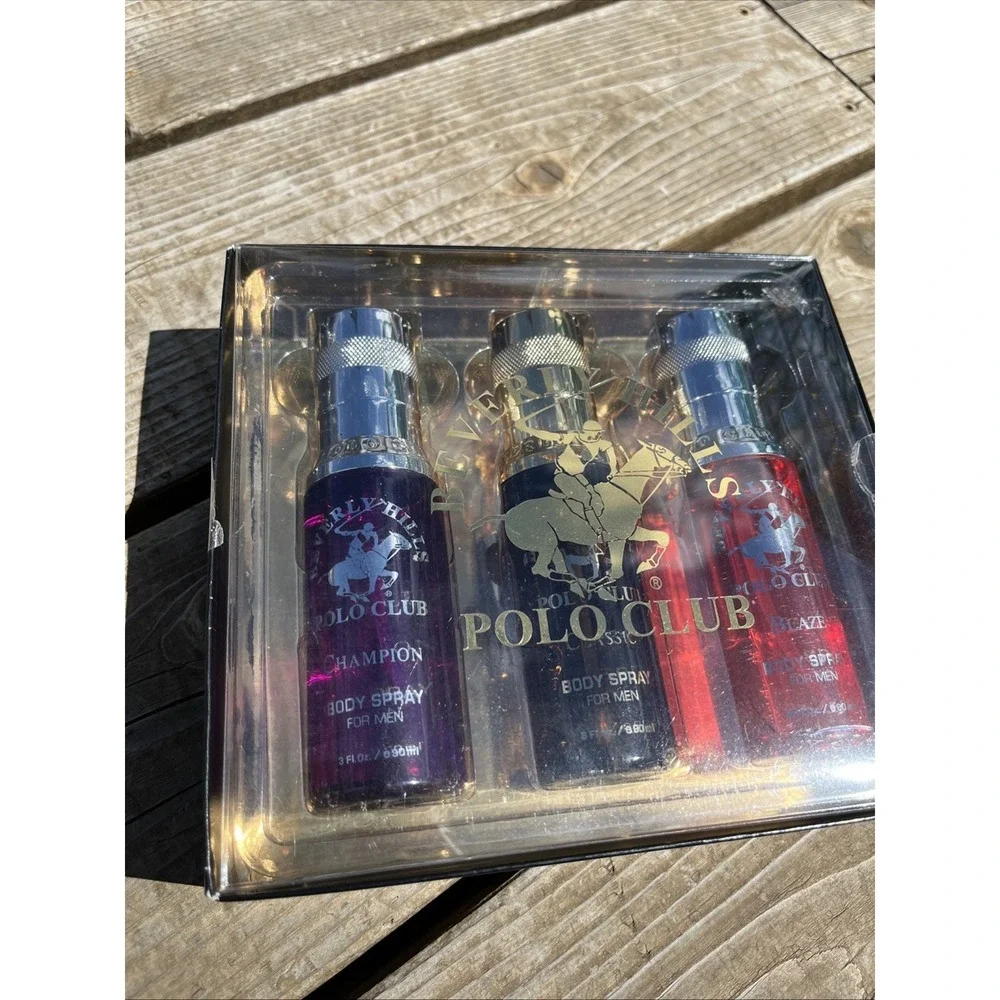 Beverly Hills Polo Club Classic Natural Body Spray 3 Pack Body Spray For men